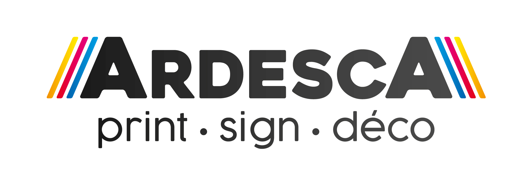 Logo d’Ardesca Print, agence de publicité basée en Ardèche, spécialisée en impression, signalétique et création graphique.